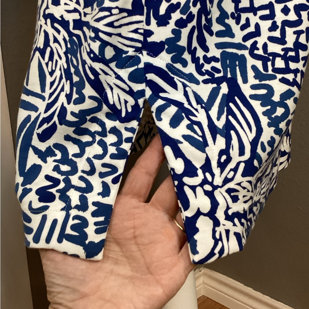 Lilly Pulitzer Carlotta Stretch Shift Indigo Home Slice Size 2 - Picture 12 of 15